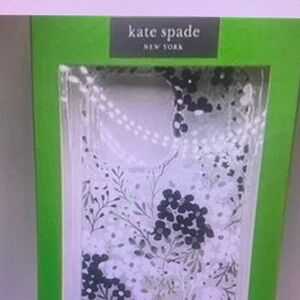 Kate Spade Black and White Floral Phone Case